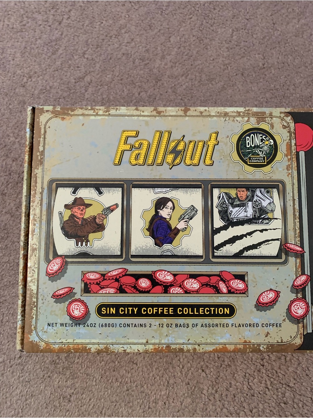 Fallout Bones Sin City Coffee Collection 2 12oz Bags